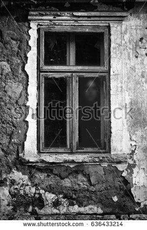 Horror scene of a scary woman. Ghost at the grunge window. Creepy Window, Woman Ghost, Scary Woman, Horror Scene, Ghost Bride, Attic Window, Horror Pictures, Photo Image, Ghost