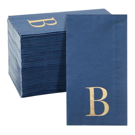 Engagement Napkins, Engagement Party Table, Launch Event Ideas, Royal Blue Wedding Theme, Navy Birthday, Blue Party Decorations, Bar Mitzva, White Wedding Decorations, Paper Dinner Napkins