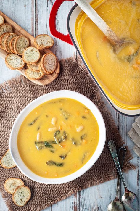 Portuguese style vegetable soup (sopa de legumes). A delicious soup often served before meals at homes, restaurants and food courts across Portugal.