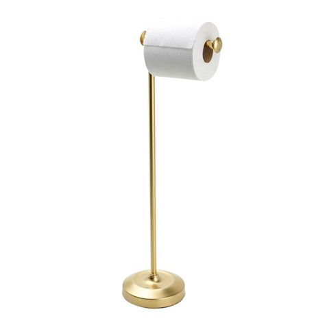 Brass toilet paper holder