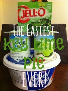 Key Lime Yogurt Pie, Easy Key Lime Pie, Jello Pie, Key Lime Recipes, Key Lime Desserts, Key Lime Pie Easy, Lime Desserts, Keylime Pie Recipe, Whoopie Pie