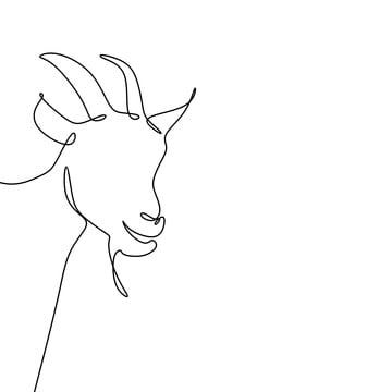 Goat Outline Drawing, Donkey Line Art, Goat Line Drawing, Sheep Line Drawing, Sheep Line Art, Goat Cookies, Eid Drawing, Sheep Outline, Goat Embroidery