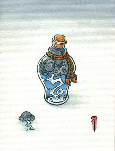 Lightning in a Bottle  #inktober #inktober2018 #day18 #bottle #lightning Storm In A Bottle Tattoo, Bottle Spilling Drawing, Lightning In A Bottle Tattoo, Japanese Temple Drawing, Storm In A Bottle, Lightning Quotes, Drawing Lightning, Métis Beading, Magic Lightning