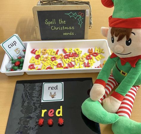 Christmas Eyfs, Christmas Literacy Activities, Classroom Christmas Activities, Christmas Literacy, Christmas Writing, Eyfs Activities, Christmas Kindergarten, Tuff Tray, Christmas Cup