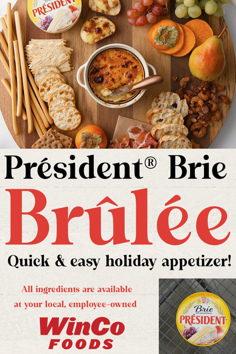 You won't believe how easy this is! Sweetness from the caramelized sugar, a rich smooth Brie filling - this QUICK and EASY holiday appetizer will be requested every year! Winco Foods, Chinese Chicken Salad Recipe, Best Macaroni Salad, Brulee Recipe, Holiday Appetizers Easy, Chinese Chicken Salad, Fresh Salad Recipes, Holiday Appetizer, Caramelized Sugar