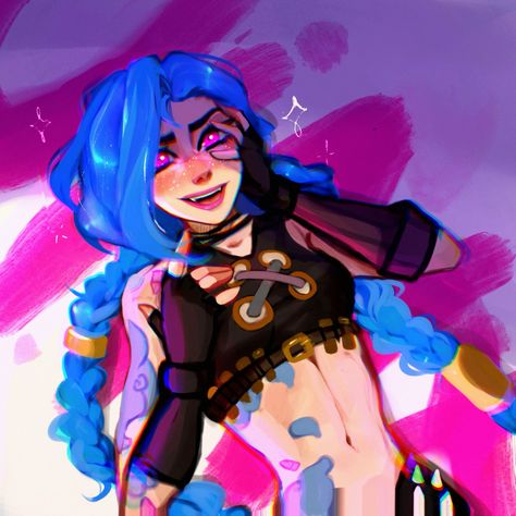 Jinx Pfp Fanart, Jinx Christmas Pfp, Jinx Matching Pfp, Jinx Arcane Pfp, Arcane Matching Pfp, Jinx Arcane Fanart, Jinx Pfp, Jinx Fanart, Blue Pfp