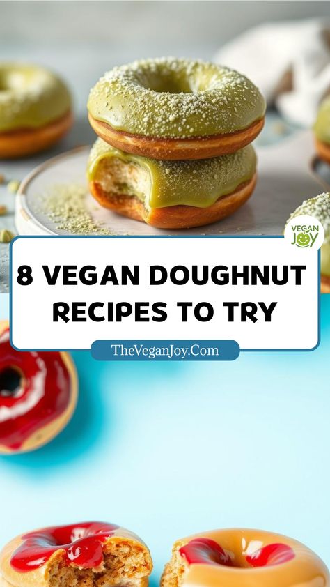 Indulge guilt-free with these 8 mouthwatering vegan doughnut recipes! Vegan Doughnut Recipe, Veggie Dip Recipe, Doughnut Recipes, Old Fashioned Donut, Ube Recipes, Vegan Doughnuts, Doughnut Pan, Coconut Bacon, Vanilla Ice Cream Recipe