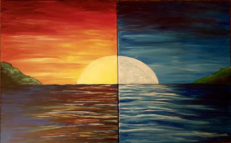 Couples Painting, Couples Canvas Painting, Couples Canvas, Wine And Canvas, Night Date, Love Day, Couple Painting, Paint Night, Canvas Painting Diy