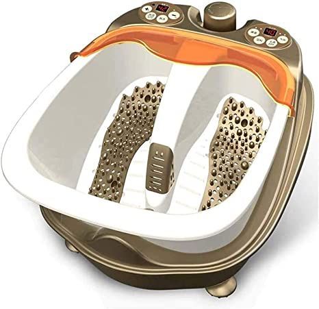 NCRD Foot Spa Bath Massager with Heat, Shiatsu Massage, Split Footbath, Massage Heated Footbath, Electric Thermostatic Footbath, Foot Soaking Machine for Tired Feet Stress Relief Home Use Foot Massager Machine, Electric Massagers, Mini Spa, Improve Metabolism, Shiatsu Massage, Foot Spa, Medicine Boxes, Foot Bath, Bath Spa