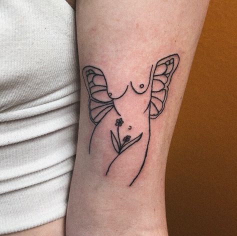 Ursula on Instagram: “Today’s tattoo for Kaitlin! Thank you for coming in!” Minecraft Tattoo, Aa Tattoos, Fairy Tattoo Designs, Friendship Tattoos, Cute Tiny Tattoos, Fairy Tattoo, Poke Tattoo, Classy Tattoos, Subtle Tattoos