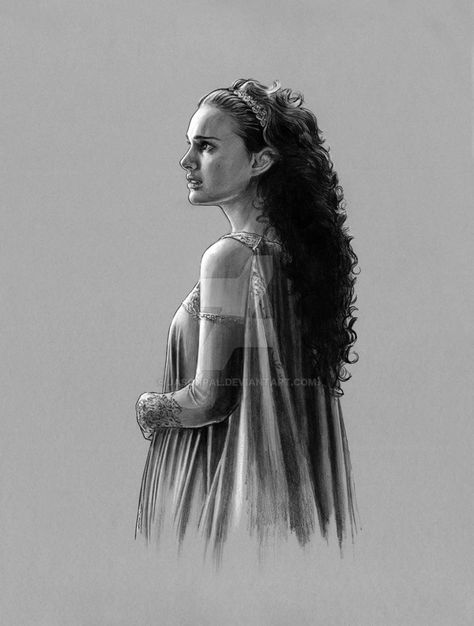 Cintra Witcher, Padme Drawing, Star Wars Padme Amidala, Padmé Amidala, Star Wars Padme, Anakin And Padme, Star Wars Fashion, Padme Amidala, Stars Wars