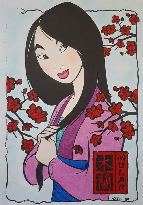 Animation Pictures, Disney Pop Art, Cakes Inspiration, Disney Illustration, Disney Silhouettes, Disney Wallpapers, Mulan Disney, Kawaii Illustration, Princess Drawings