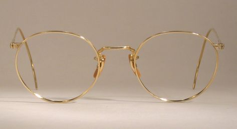 Golden Round Glasses, Wych Elm, 70s Y2k, Classy Glasses, Circle Glasses, Gold Glasses, Golden Snitch, Fashion Eye Glasses, Gold Mirror