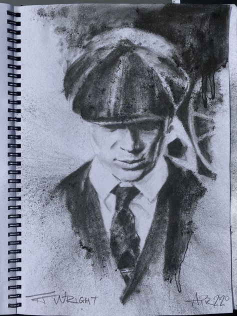 Tommy Shelby Portrait Drawing, Thomas Shelby Portrait Drawing, Charcoal Portraits Easy, Thomas Shelby Drawing Easy, Tomas Shelby Drawing, Tommy Shelby Sketch, Tommy Shelby Drawing, Thomas Shelby Sketch, Thomas Shelby Portrait