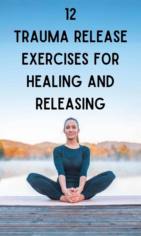 12 Trauma Release Exercises For Healing & Releasing  - On Your Journey Core Muscle Exercises, Muscle Exercises, Nervus Vagus, Core Muscle, Therapeutic Yoga, Vagus Nerve, Yoga Moves, Body Awareness, Qi Gong