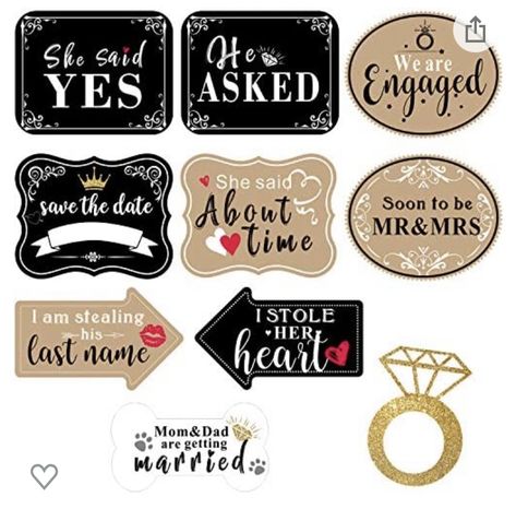 Engagement Photo Sign, Engagement Announcement Party, Engagement Props, Engagement Wishes, Engagement Photo Props, Engagement Party Games, Engagement Announcement Photos, Engagement Signs, Wedding Photo Props