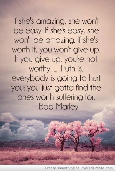 Inspirational Relationship Quotes, Inspirerende Ord, Bob Marley Quotes, Fina Ord, Shes Amazing, Bob Marley, Meaningful Quotes, The Words, Cute Quotes