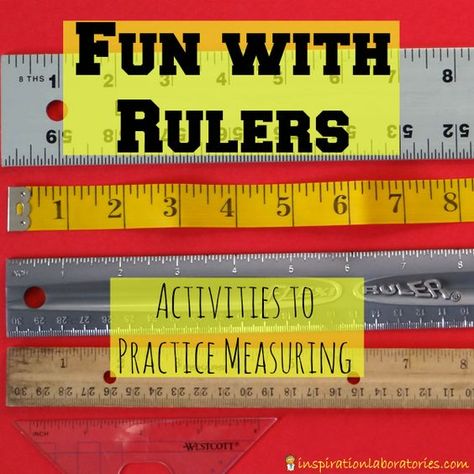 Using A Ruler Activities, Measuring With A Ruler Activities, Ruler Activities Preschool, Teaching Measurement, Math Enrichment, Measurement Activities, Maths Ideas, Boring People, Math Measurement