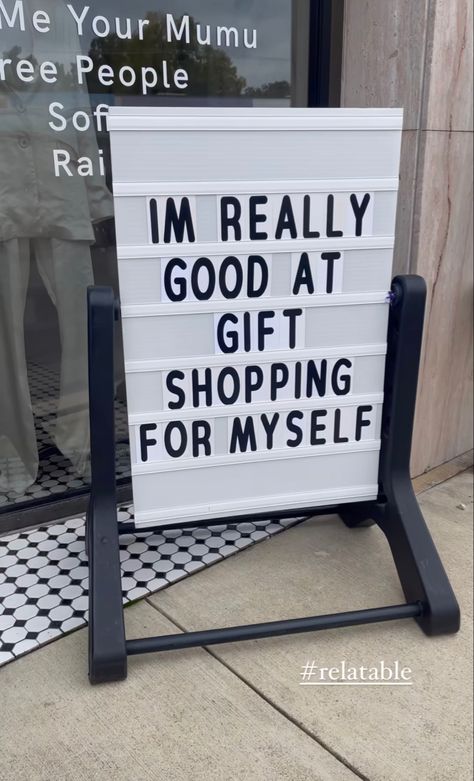 Boutique Sign Board Design, Cute Retail Signs, Diy Store Sign, Funny Boutique Signs, Funny Sale Signs Retail, Boutique Sidewalk Sign Ideas, Store Signs Ideas Retail, Shop Local Sign, Boutique Signs