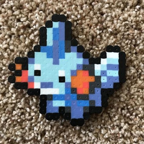 Mimikyu Perler Beads, Mew Perler Bead, Perler Beads Snorlax Pokemon, Pokemon Perler, Mudkip Perler Beads, Pokemon Perler Bead Patterns, Gastly Perler Beads, Derpy Pokemon Perler Beads, Perler Beads Pokemon Legendary