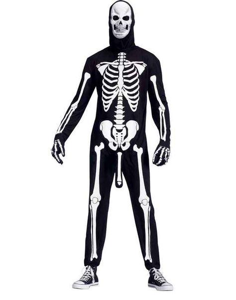 16 Halloween Costumes No Man Should Ever Wear ---- I'm gonna wear this shit out of this Skeleboner Costume, Mens Skeleton Costume, Skeleton Fancy Dress, Skeleton Outfit, Diy Skeleton, Skeleton Clothes, Spring Halloween, Skeleton Mask, Skeleton Halloween Costume