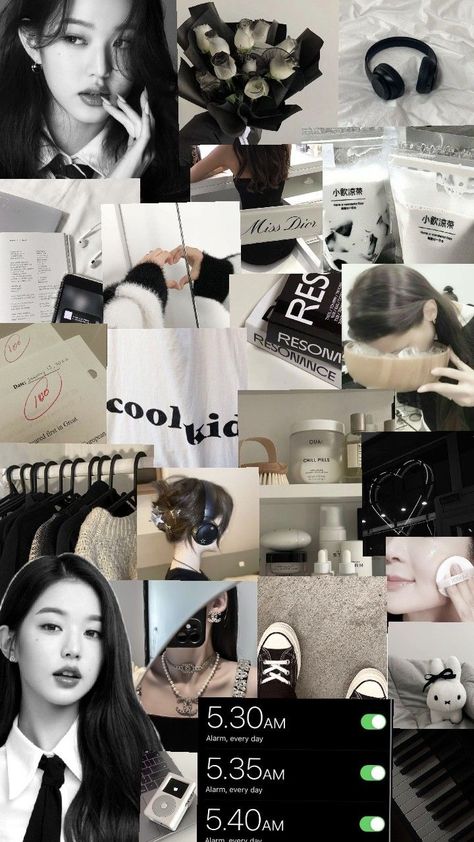 Wonyoungism black vision board 🍁🖤 Black Vision Board, Wonyoungism Black, Black Wonyoungism, Jennie + Core + Aesthetic, Chill Pill, + Core + Aesthetic, Drawing Base, Vision Board, Black