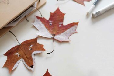 Fox Leaves Craft, Fox Leaf Craft, Leaf Activity, Fall Leaves Activities, Autumn Leaves Craft, Creative Kids Crafts, Nature School, Leaf Crafts, Kids Exploring