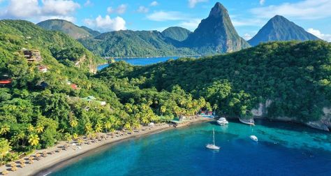 Anse Chastanet Resort | St Lucia Resorts | Caribbean's Most Romantic Jade Mountain Resort, St Lucia Resorts, Jade Mountain, Best All Inclusive Resorts, Mexico Resorts, Saint Lucia, Caribbean Vacations, Varadero, Caribbean Beaches