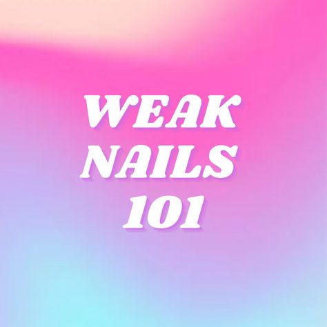 How To Fix Weak Nails, Nail Tek, Nail Problems, Turmeric Vitamins, Weak Nails, How To Cut Nails, Feeling Weak, Nail Blog, Soft Nails