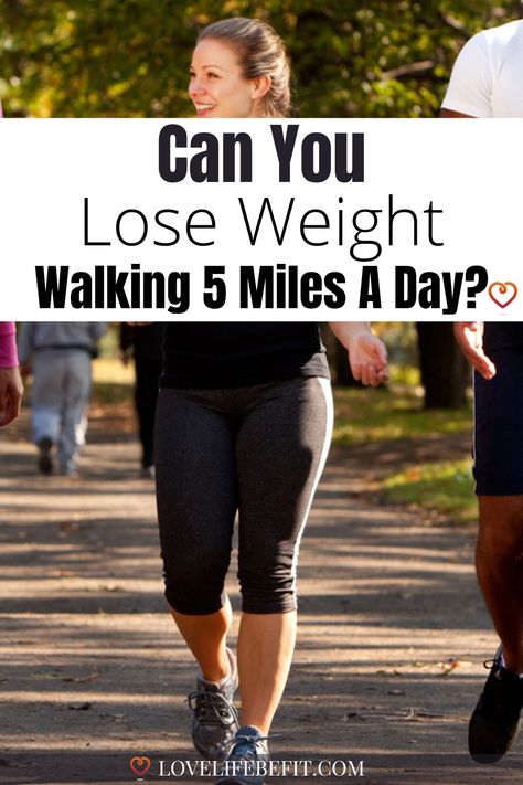 Walking 5 Miles A Day, Loose Weight Walking, Health Benefits Of Walking, Walking Challenge, Walking Plan, Weight Bearing Exercises, Benefits Of Walking, Flatter Stomach, Walking Exercise