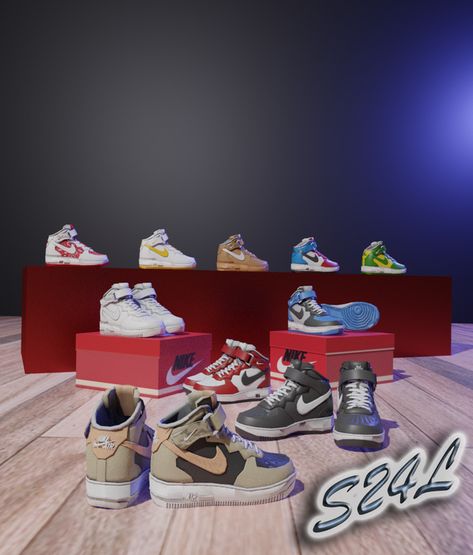 Air Force 1 High Tops, Sims 4 Male Clothes, Sims Baby, Play Sims 4, Free Sims 4, Sims 4 Children, Play Sims, Sims 4 Teen, The Sims 4 Download