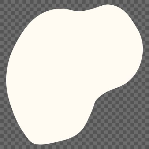 Blob Png, Png Shape, Shape Png, Sticker Aesthetic, Abstract Shape, Backgrounds Free, Aesthetic Design, White Aesthetic, Abstract Shapes