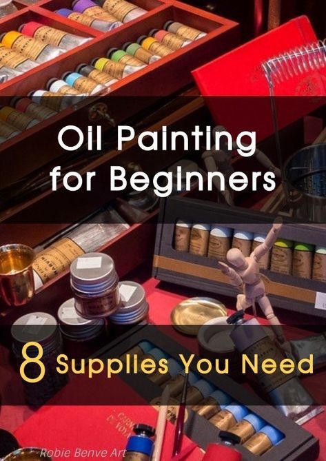 Basic Oil Painting, Painting Supplies List, Oil Painting Basics, Oil Painting Materials, Oil Painting Supplies, Oil Painting Tips, Oil Painting Lessons, Oil Painting For Beginners, Oil Painting Tutorial