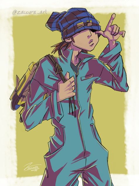 Jet Set Radio, Gorillaz Art, Get Funky, Human Reference, Retro Futuristic, Game Inspiration, Art Style Inspiration, Video Game Characters, Art Poses