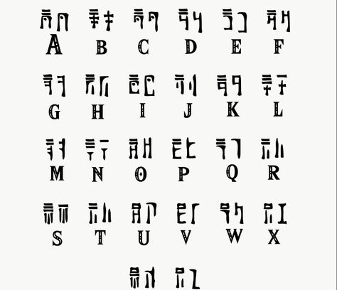 Genshin Alphabet, Zelda Alphabet, Elven Alphabet, Hylian Alphabet, Legends Of Zelda, Ancient Letters, Fictional Languages, Cool Text Symbols, Ancient Alphabets