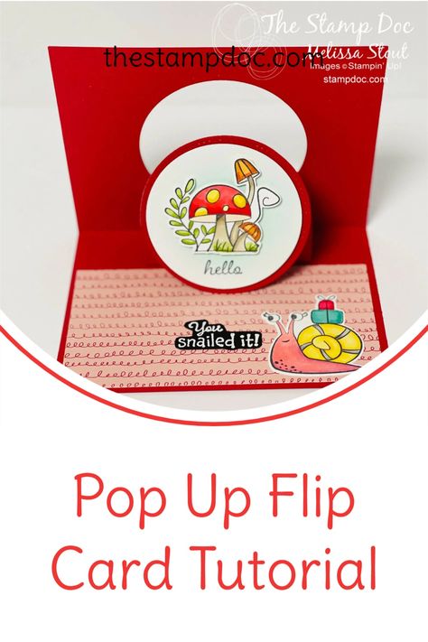 How To Make Flip Cards Pop Up, Center Pop Up Card Tutorial, Flip Cards Tutorial, Pop Up Flip Card Tutorial, Pop Up Flip Card, Pop And Flip Card, Double Decker Pop Out Card Tutorial, 3d Card Tutorial, Stand Up Cards