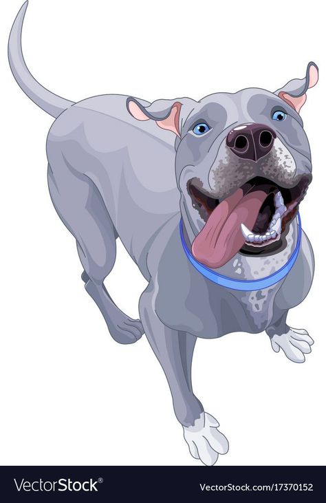 Pitbull Illustration, Pitbull Drawing, Cute Dog Drawing, Pitbull Art, Canine Art, Dog Illustration, Arte Fantasy, Dog Drawing, Pitbull Dog