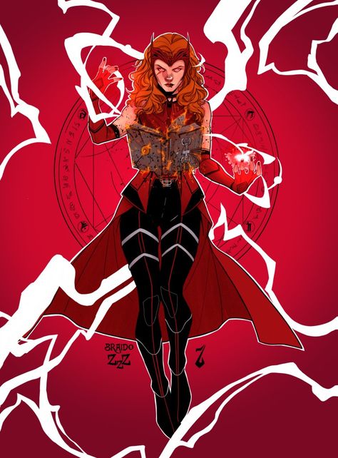 Scarlett Witch Art, Scarlet Witch Fanart, The Darkhold, W.i.t.c.h Fanart, Scarlet Witch Comic, Elizabeth Olsen Scarlet Witch, Marvel Drawings, Scarlet Witch Marvel, Marvel Artwork