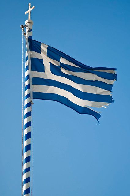 Santorini - Akrotiri | rupertgraphic | Flickr Santorini Greece, Santorini, Country Flags, Greece, Flag, Photography