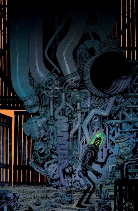 James Harren, Doom 4, Mike Mignola Art, Black Hammer, Sience Fiction, Sci Fi Books, Mythological Creatures, Cool Anime Pictures, Environment Design