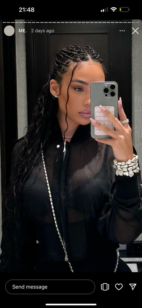 Lori Harvey Braids, Jodie Joe, Head Tie, Lori Harvey, Luxury Lifestyle Women, Fashion Vibes, Head Ties, Lifestyle Women, Natural Hair Braids