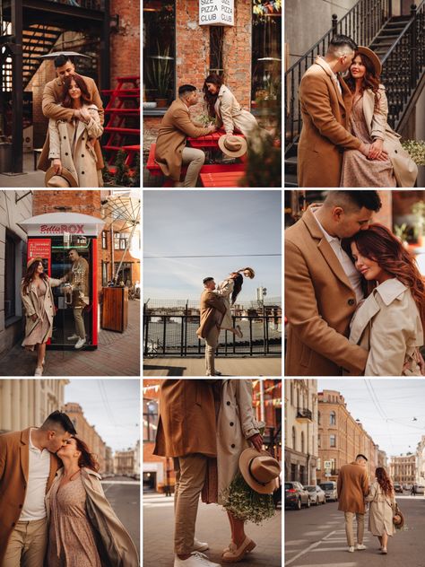 Autumn Prewedding Photoshoot, Outfit Ideas For Couples Photoshoot, City Couples Photography, Prenuptial Photoshoot, Couples Beach Photography, Fall Photo Shoot Outfits, Couple Pregnancy Photoshoot, Couple Engagement Pictures, Anniversary Photoshoot