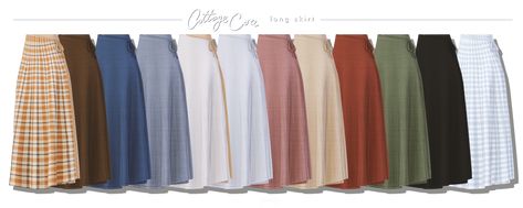 The Sims 4 Cottage Core Cc, Sims 4 Cc Clothes Light Academia, The Sims 4 Mods Clothing Aesthetic, Ts4 Long Skirt, Sims 4 Mods Cottagecore, Cottage Sims 4 Cc Clothes, Long Skirt Sims 4 Cc, Sims 4 Cottage Cc Clothes, Sims 4 Cottage Core Cc Clothes