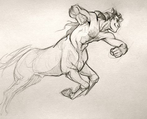 Centaur Centaur Drawing, Hair Round Face, Mythical Creatures Art, Mythological Creatures, Weird Creatures, Mystical Creatures, Art Poses, Creature Design, A Horse