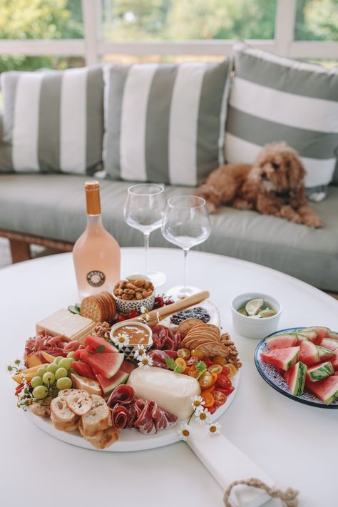 How To: Summer Charcuterie Board – Southern Curls & Pearls Coastal Charcuterie Board, Charcuterie Board Summer, Summer Charcuterie Board Ideas, Summer Cheese Board, Making A Charcuterie Board, Summer Charcuterie Board, Tailgate Foods, Summer Charcuterie, Charcuterie Picnic