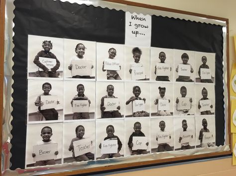 When I Grow Up Bulletin Board Ideas, When I Grow Up Display, When I Grow Up Bulletin Board, Up Bulletin Board, Classroom Board, Kindergarten Class, Welcome To My Page, Teaching Kindergarten, When I Grow Up