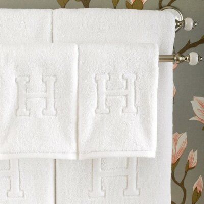 Monogrammed Bath Towels, Monogrammed Hand Towels, Tub Mat, Yves Delorme, Monogram Towels, Fingertip Towels, Towel Collection, Terry Towel, White Towels