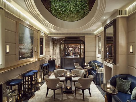 The Connaught's Champagne Room Is London's Classiest New Bar - Condé Nast Traveler Connaught Hotel London, Champagne Room, Room London, Champagne Bar, London Bars, Wallpaper Magazine, Hotel Bar, London Hotels, Five Star Hotel