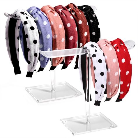 PRICES MAY VARY. ✨✨【Lightweight & Portable】-- These acrylic headband holder organizers which measure about 25.5×21cm/10×8.27inch are lightweight and portable, which won't take up a lot of space, allowing you to easily display headbands. Warm Tips:Does Not Include Headband. ✨✨【Practical & Protective】-- Made of high quality acrylic, these transparent and durable headband holders, owning smooth surface and edge, prevent hair ties, headbands and headbands from slipping benefit from the bending at th Hairband Organizer, Headband Holders, Hair Accessories Organizer, Acrylic Headband, Headband Storage, Headband Display, Headband Organizer, Hair Accessories Storage, Stand Jewelry