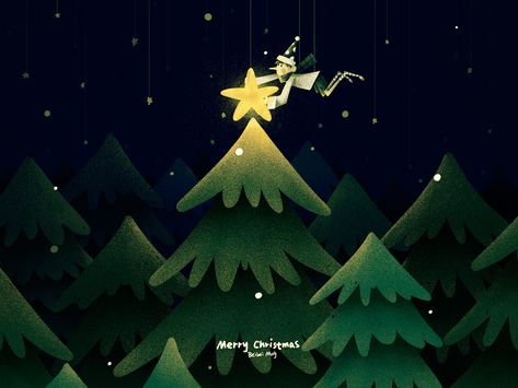 Christmas Design Graphic Illustration, Christmas Illust, Christmas Design Graphic, Christmas Cards Design, Christmas Illustration Design, Christmas Poster Design, Christmas Animation, Merry Christmas Poster, Christmas Graphic Design